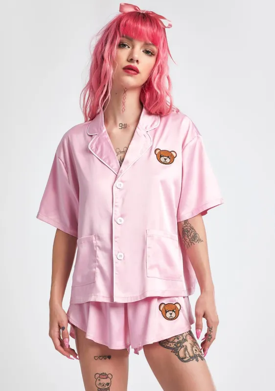 Beary Sleepy Pajama Set sold by Dolls Kill