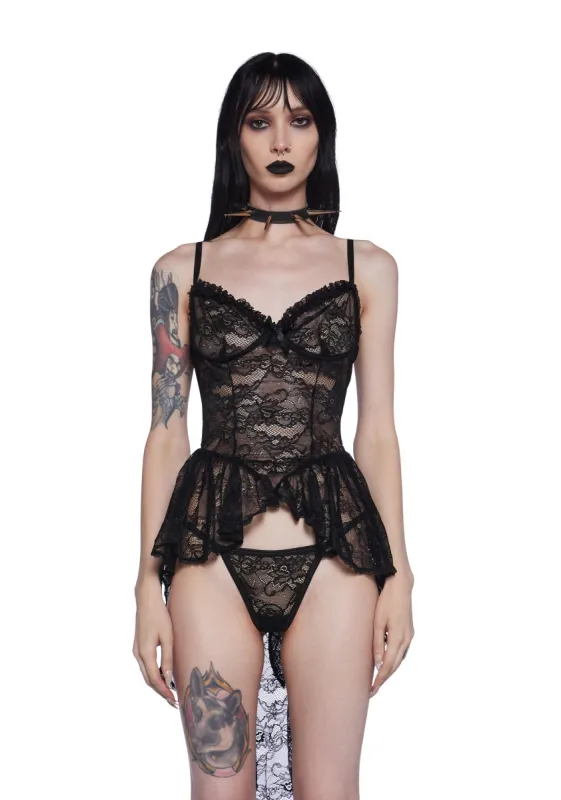 Beg For Release Lingerie Set sold by Dolls Kill
