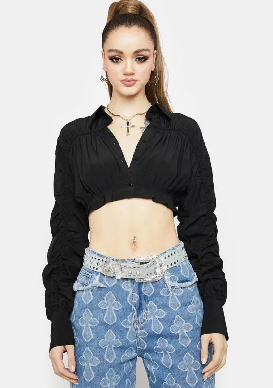 Any Day Now Crop Top sold by Dolls Kill