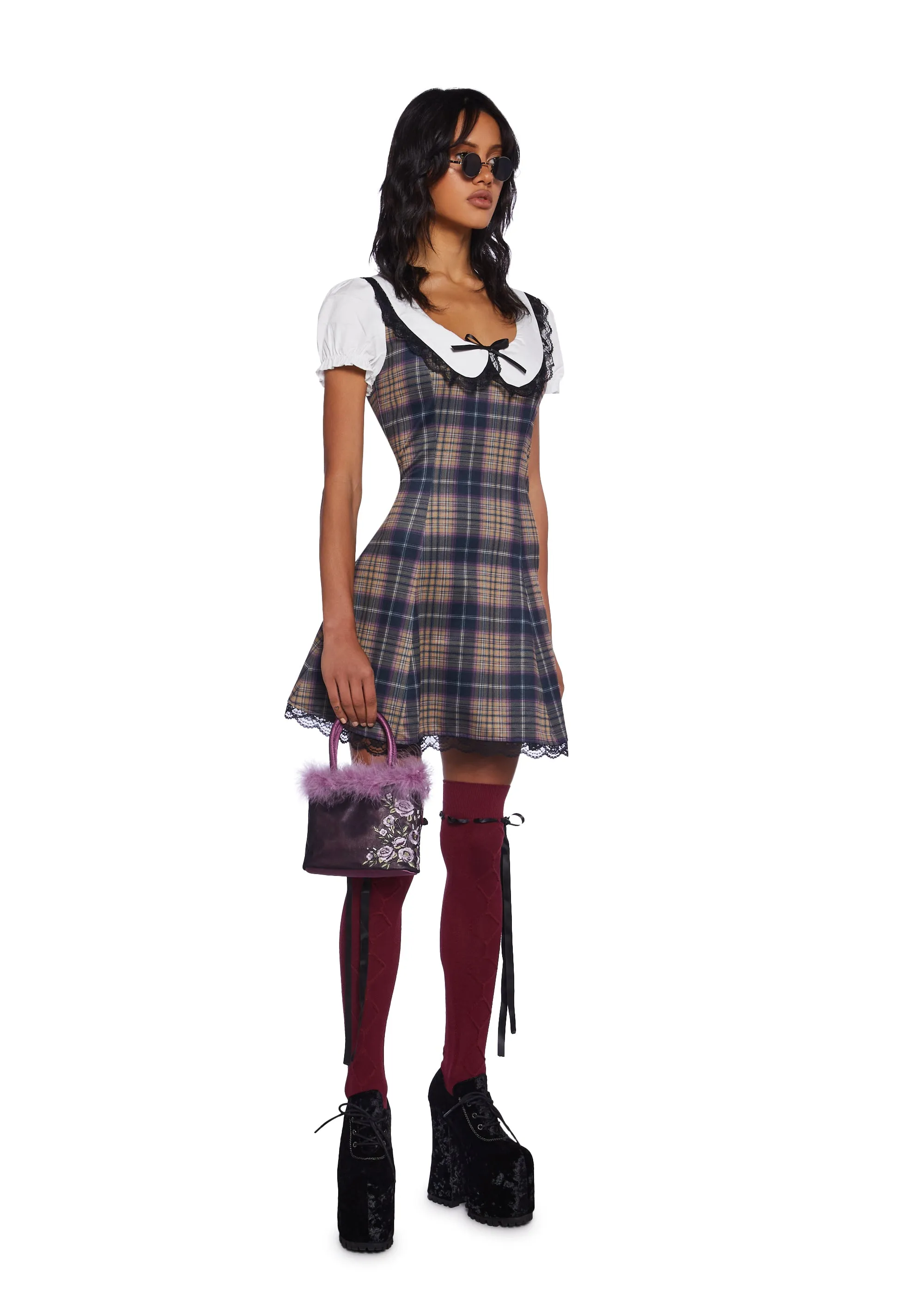 Dark Halls Mini Dress sold by Dolls Kill product image thumbnail 2