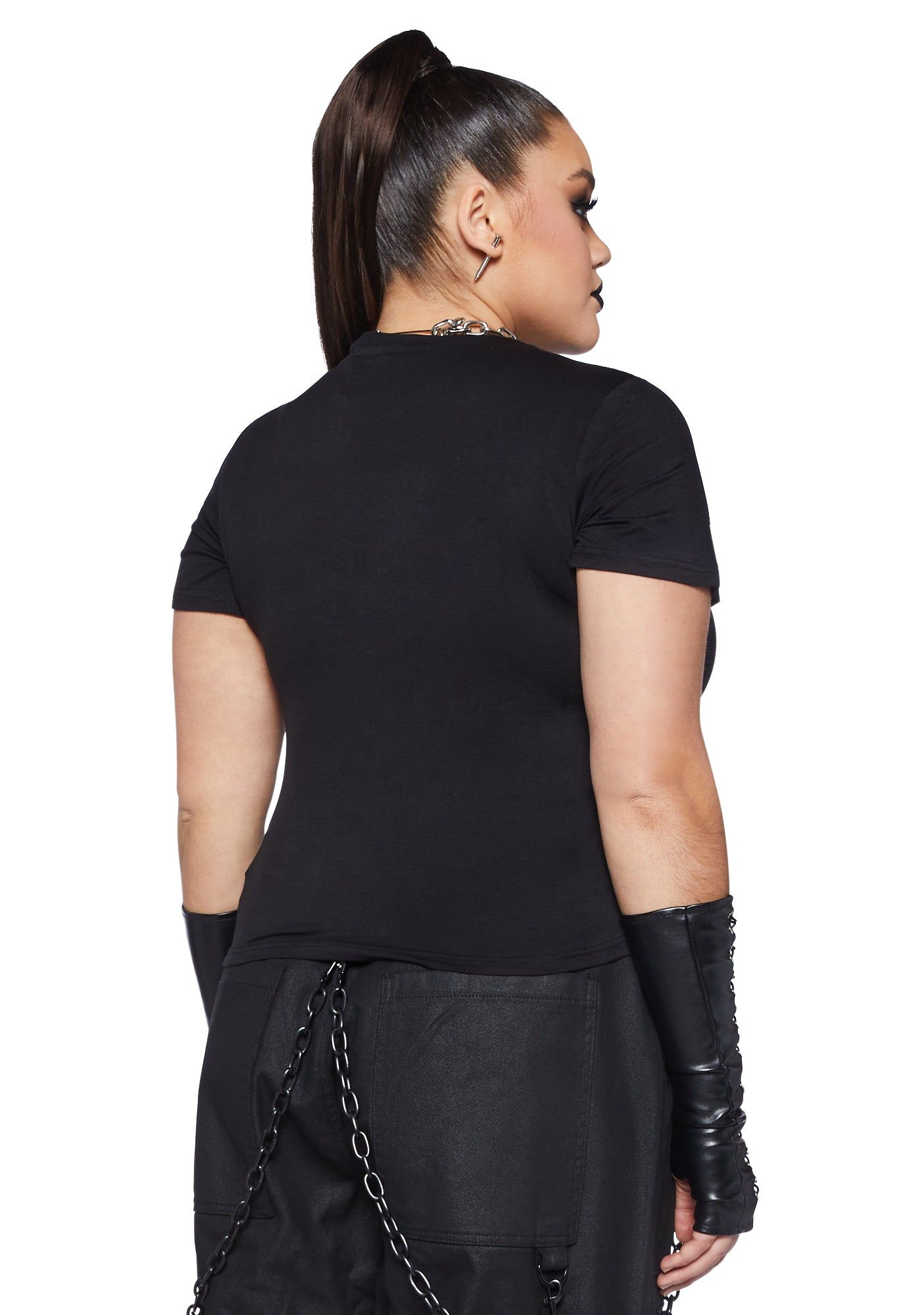Plus Indulge Me Baby Tee sold by Dolls Kill product image thumbnail 4