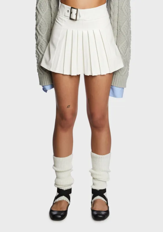 Vegan Leather Mini Skirt sold by Dolls Kill