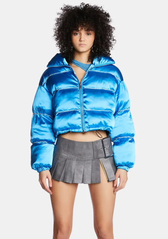 Wild Charms Puffer Jacket sold by Dolls Kill
