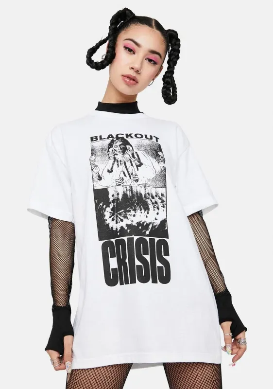 Crisis Graphic Tee sold by Dolls Kill