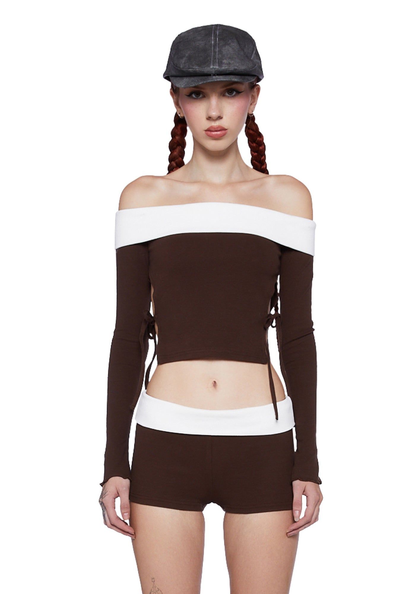 First Class Shorts Set sold by Dolls Kill