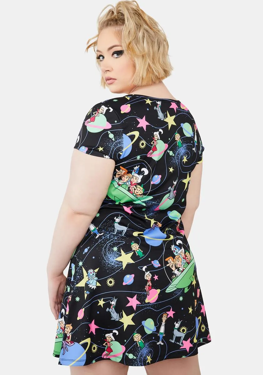 Plus Cosmic Teen Queen Mini Dress sold by Dolls Kill product image thumbnail 4