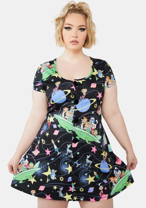 Plus Cosmic Teen Queen Mini Dress sold by Dolls Kill