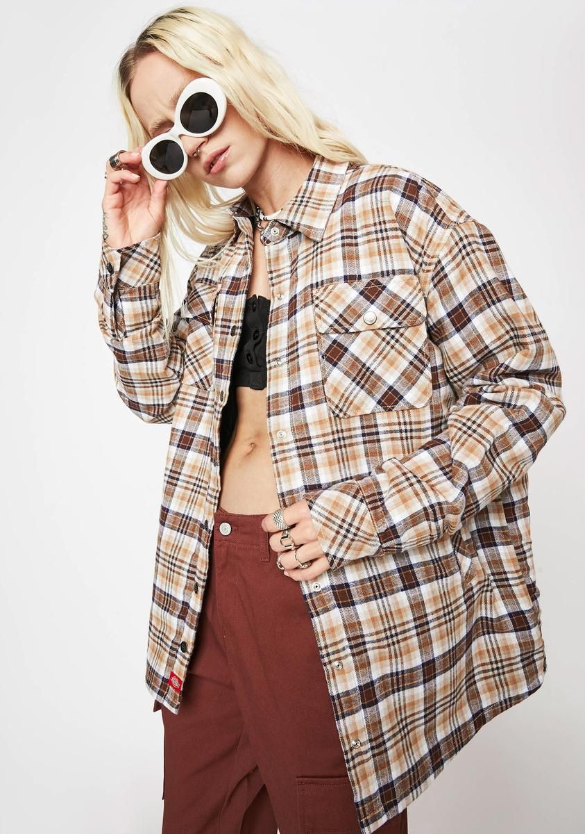 Oversized Plaid Flannel sold by Dolls Kill product image thumbnail 2
