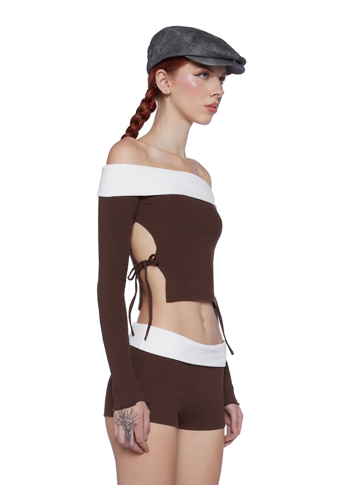 First Class Shorts Set sold by Dolls Kill product image thumbnail 3