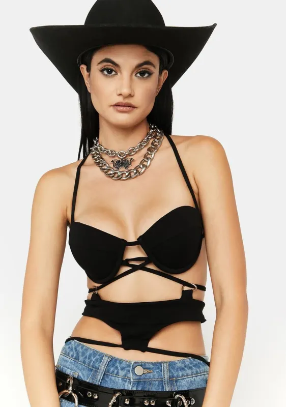 Wrap Me Up Bra Top sold by Dolls Kill