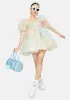 The Rainbow Puff Dress sold by Dolls Kill