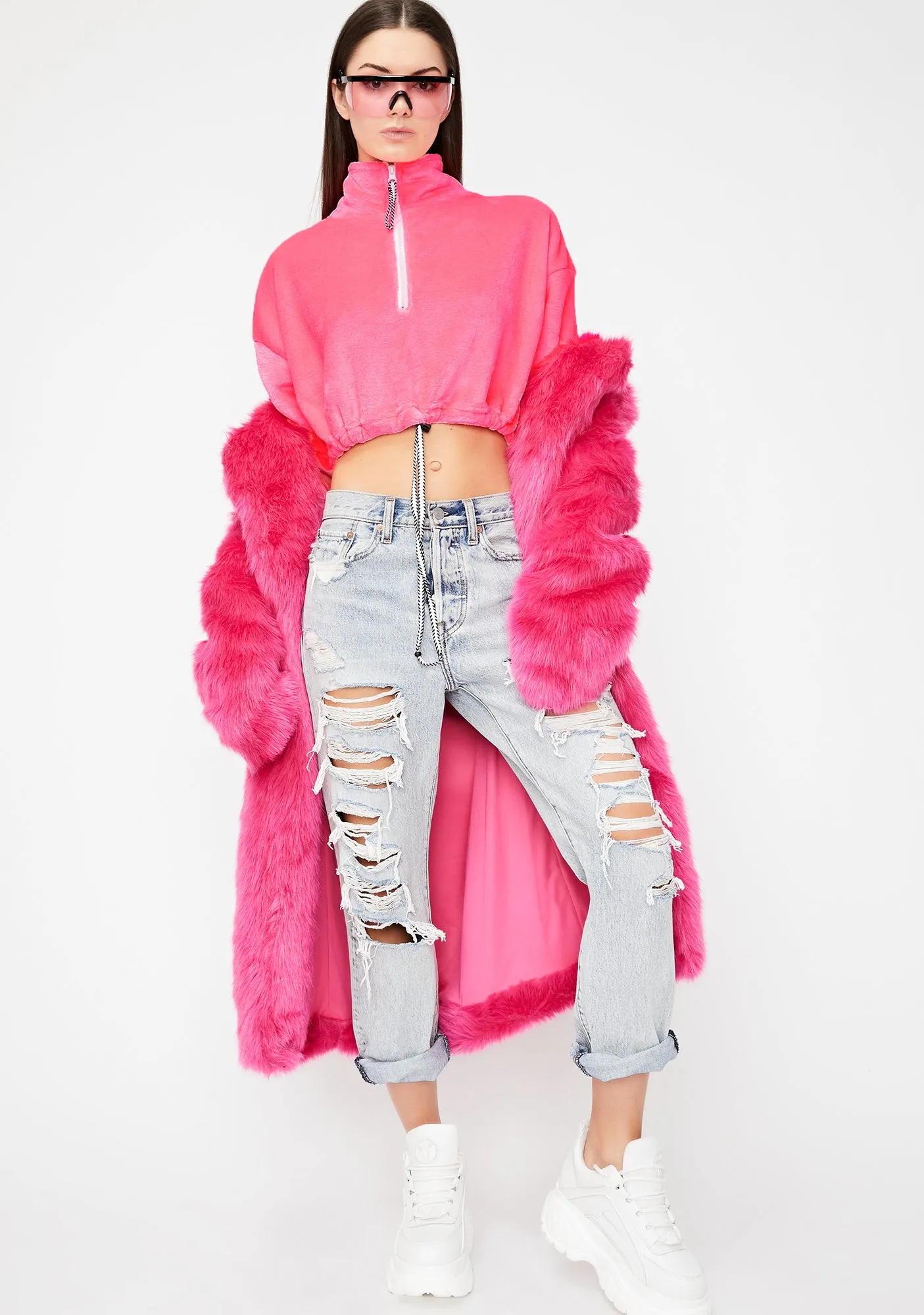 Magic Mountain Fleece Pullover sold by Dolls Kill product image thumbnail 3