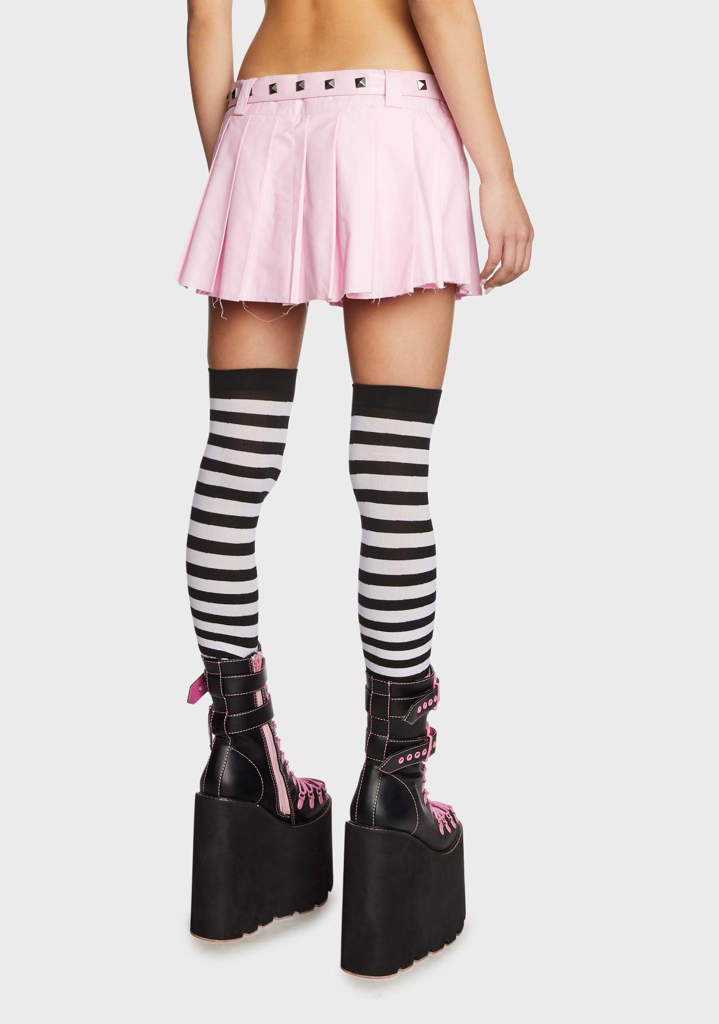 The Potential Micro Mini Skirt - Pink sold by Dolls Kill product image thumbnail 5