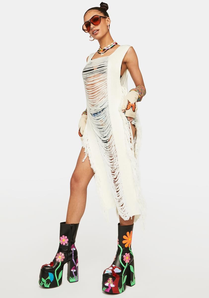 Straight Ahead Maxi Dress sold by Dolls Kill product image thumbnail 3