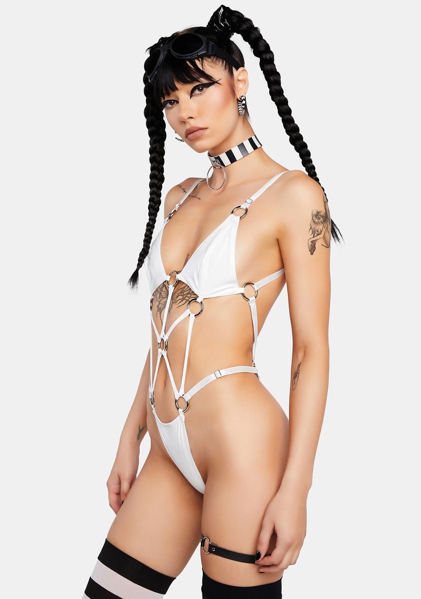 Pure Hardcore Strappy Bodysuit sold by Dolls Kill product image thumbnail 2