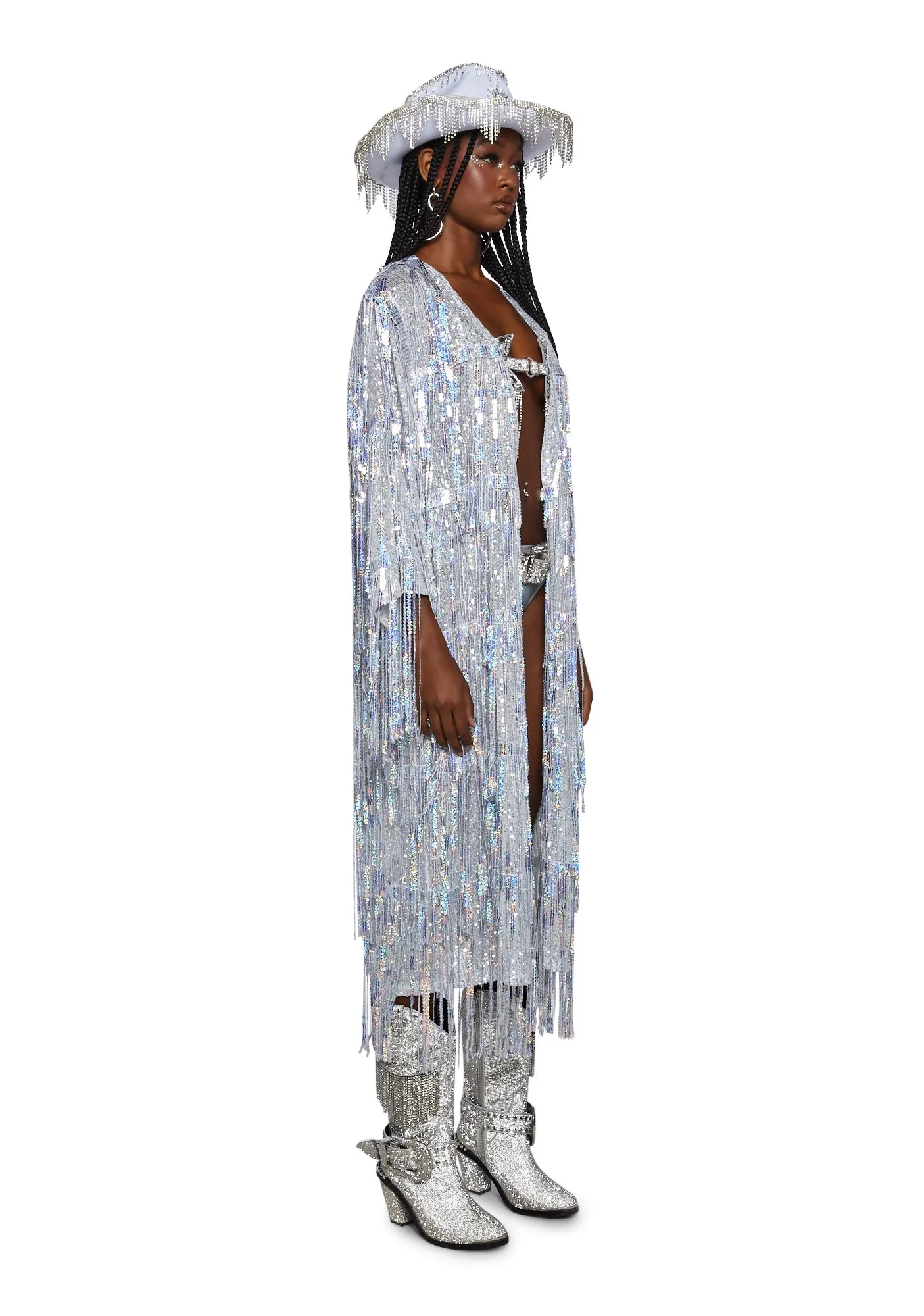 Glam All Night Sequin Duster sold by Dolls Kill product image thumbnail 3
