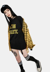 Satan Athletic Graphic Sweatshirt sold by Dolls Kill