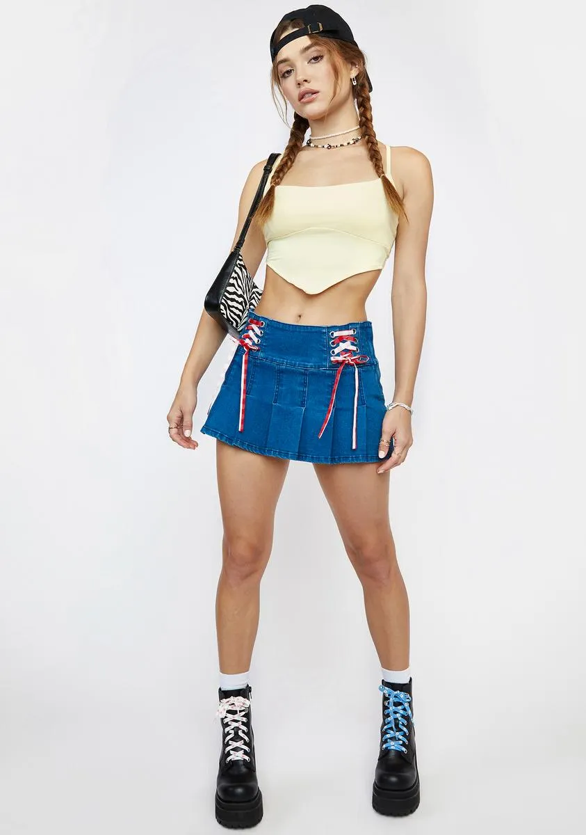 Lemon Summer Chic Crop Tank sold by Dolls Kill product image thumbnail 4