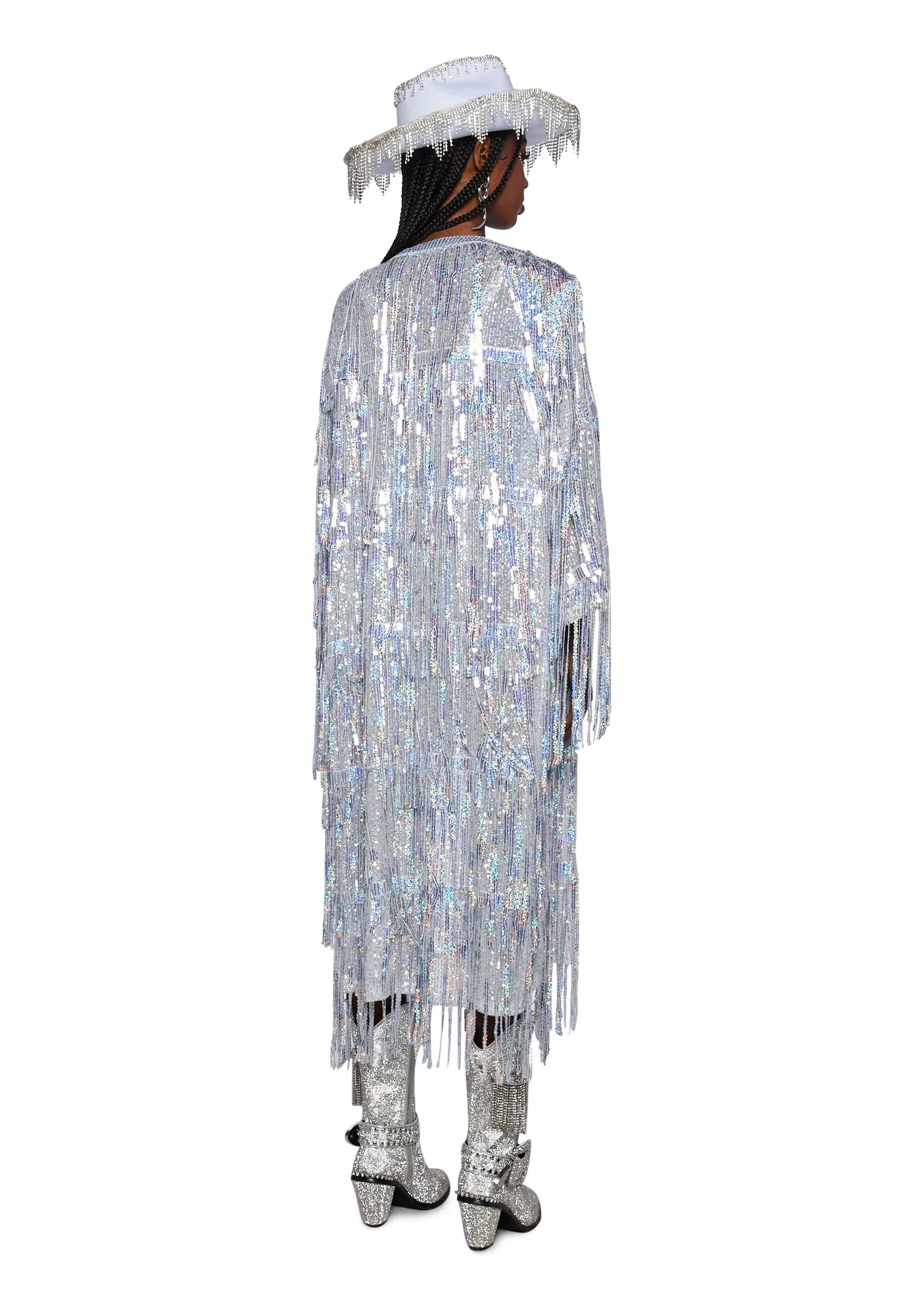 Glam All Night Sequin Duster sold by Dolls Kill product image thumbnail 4