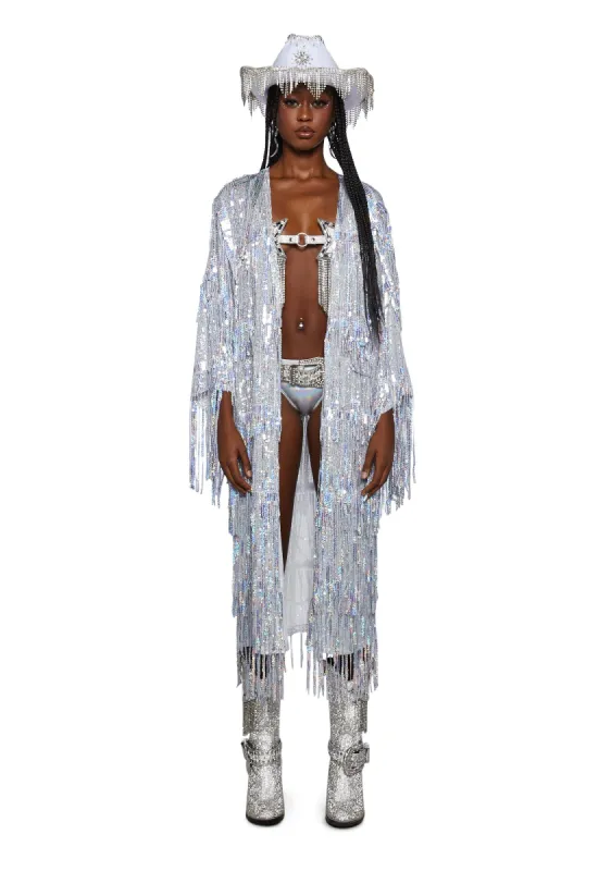 Glam All Night Sequin Duster sold by Dolls Kill
