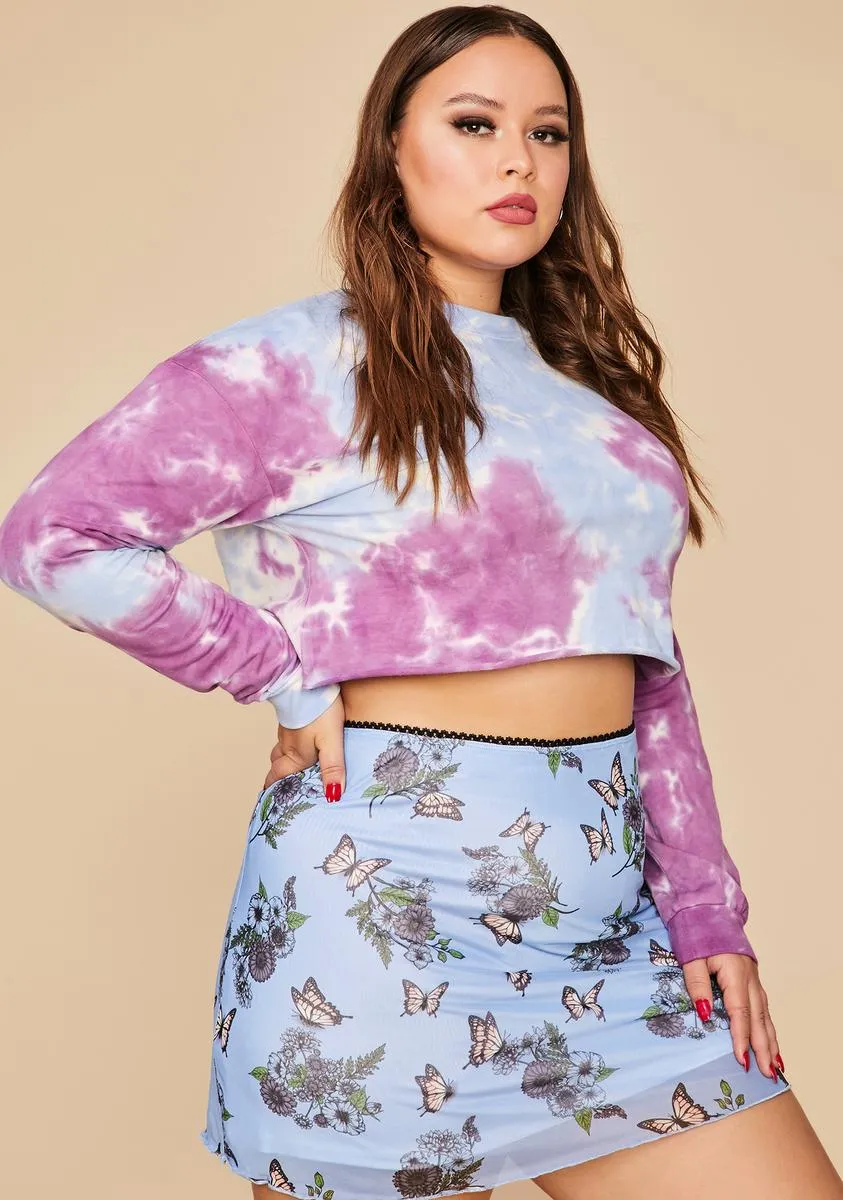 Plus Frozen In Time Crop Top sold by Dolls Kill product image thumbnail 2