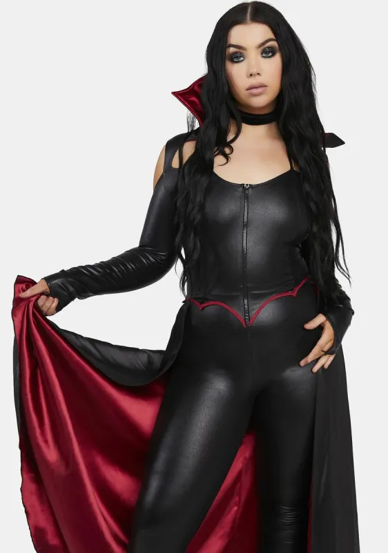 Plus Princess Of Darkness Vampire Costume sold by Dolls Kill