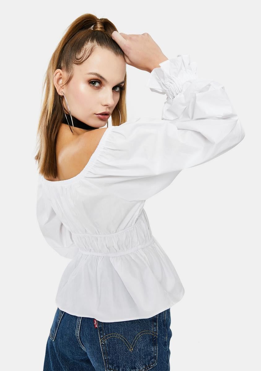 Nella Off The Shoulder Top sold by Dolls Kill product image thumbnail 4