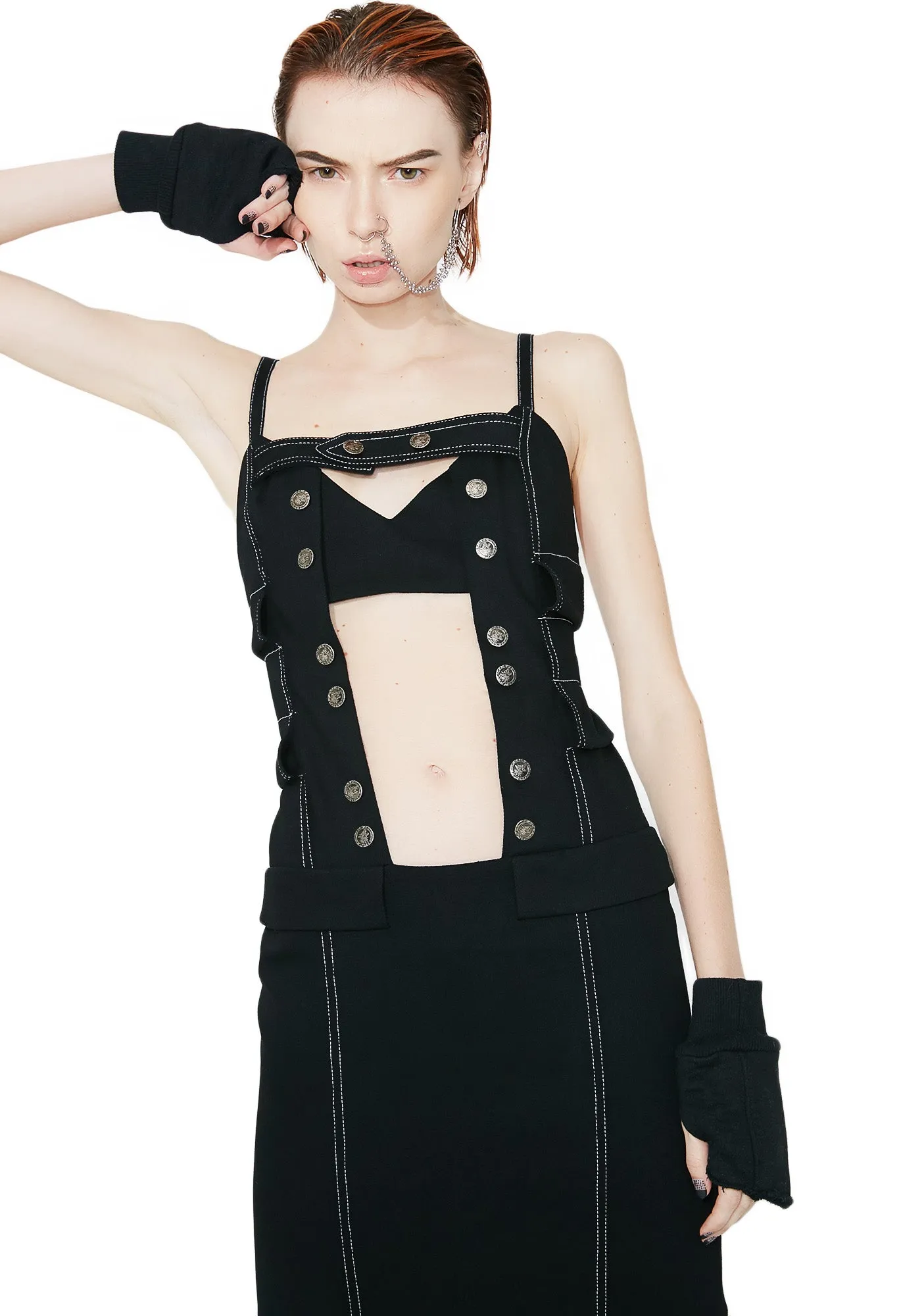 Belted Beauty Dress sold by Dolls Kill product image thumbnail 4