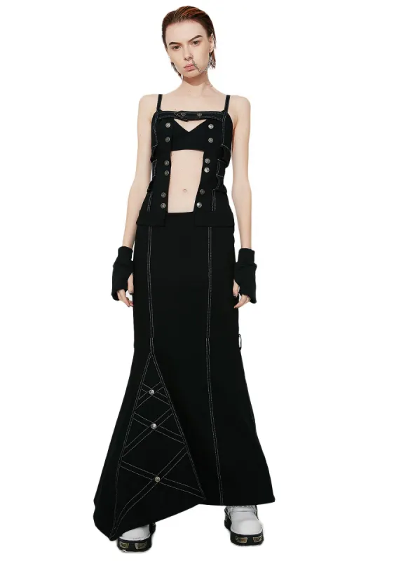 Belted Beauty Dress sold by Dolls Kill