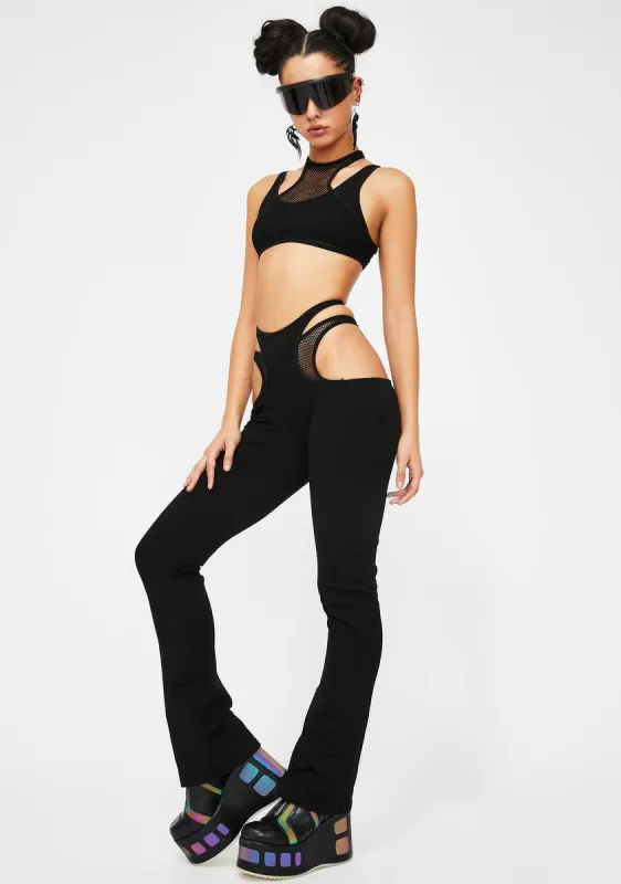 Fatal Fantasy Layered Flares sold by Dolls Kill