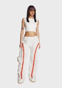 Abstract Muse Crop Top - White sold by Dolls Kill