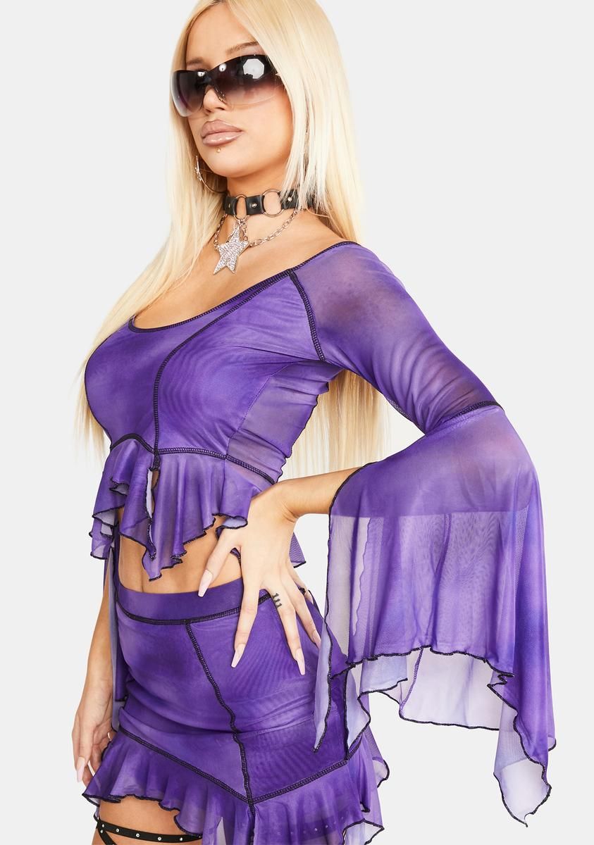 Popstar Personality Crop Top sold by Dolls Kill product image thumbnail 2