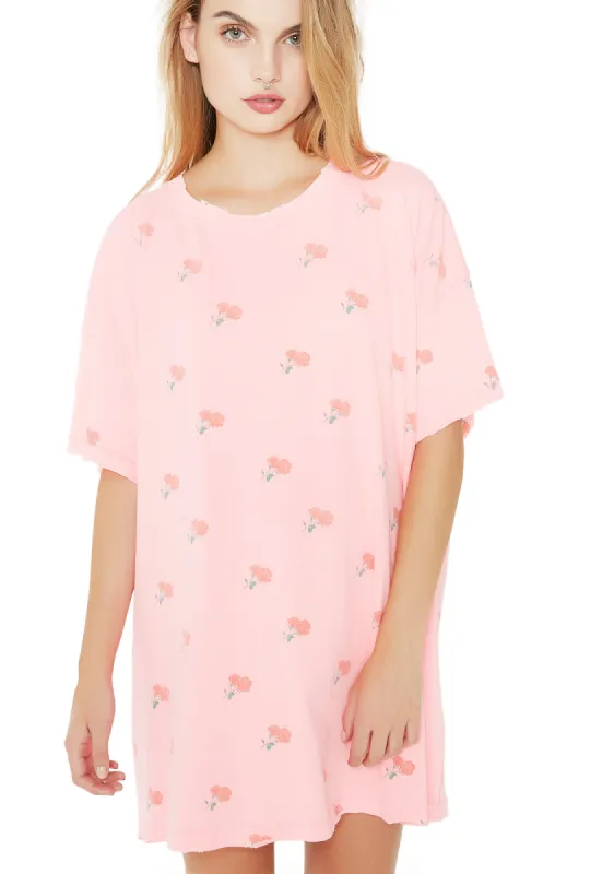 Rose Ditsy Party Doll Dress sold by Dolls Kill