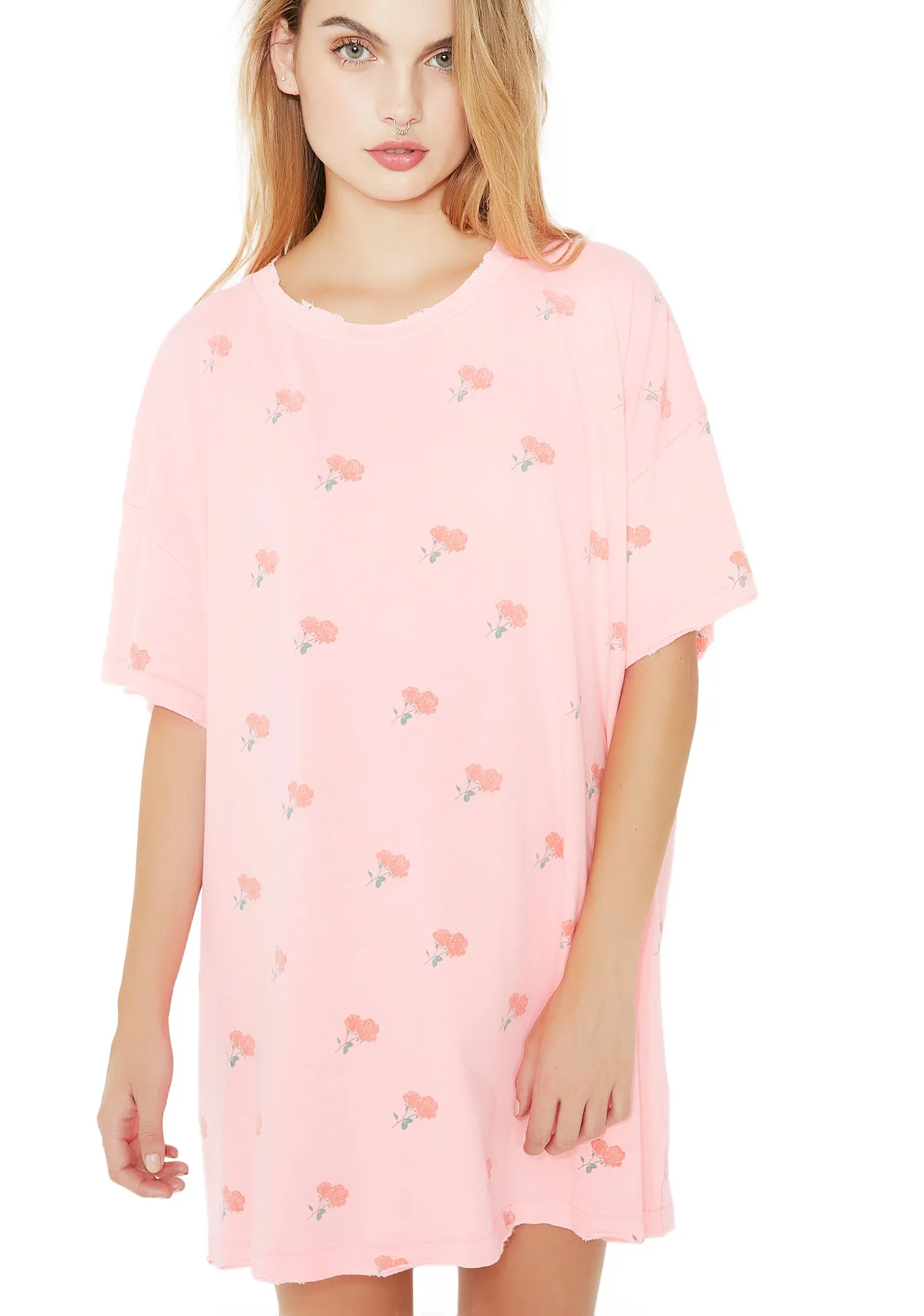 Rose Ditsy Party Doll Dress sold by Dolls Kill