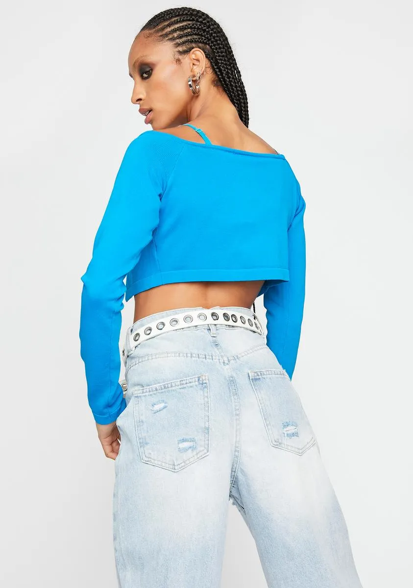 The Lair Cardi Crop sold by Dolls Kill product image thumbnail 4