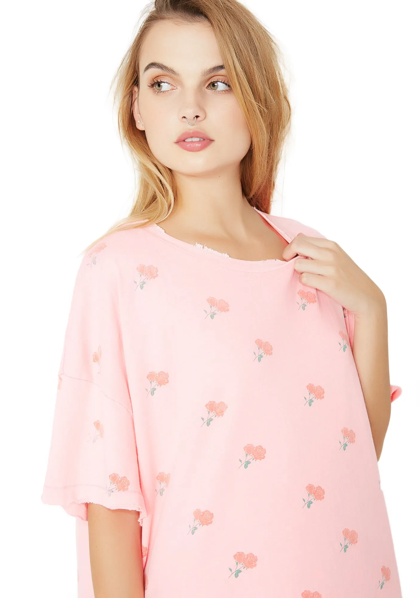 Rose Ditsy Party Doll Dress sold by Dolls Kill product image thumbnail 3