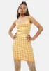 Hard To Forget Checkered Mini Dress sold by Dolls Kill