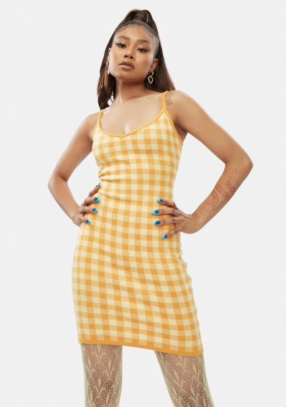 Hard To Forget Checkered Mini Dress sold by Dolls Kill