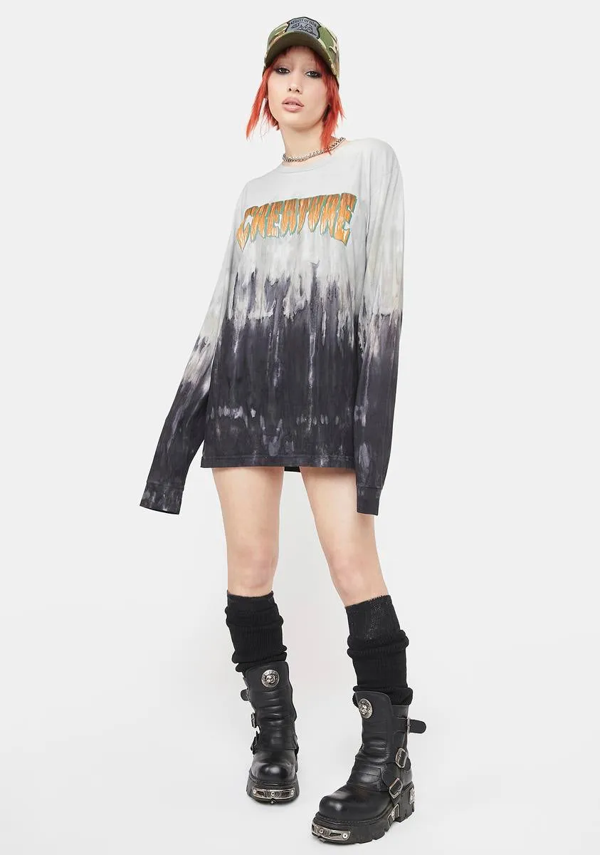 Logo Rust Long Sleeve Graphic Tee sold by Dolls Kill product image thumbnail 3