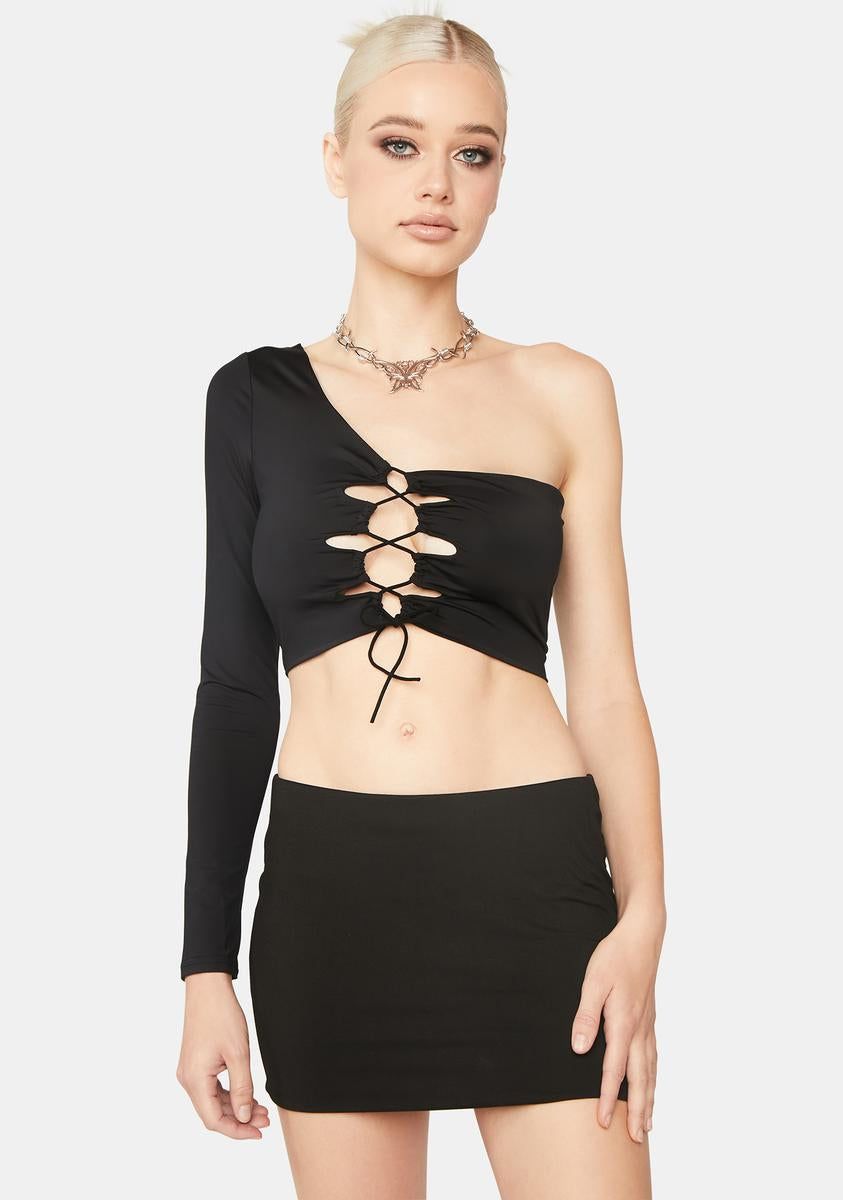 Basic Space Low-Rise Mini Skirt sold by Dolls Kill product image thumbnail 2