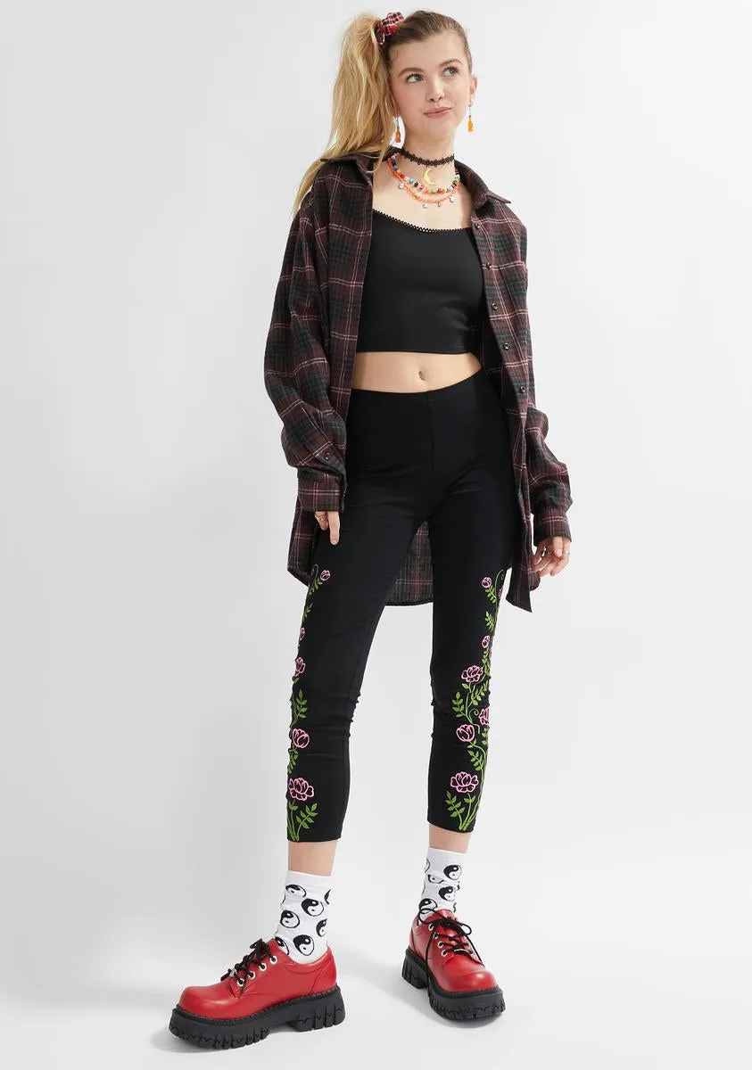 Growing Pains Floral Leggings sold by Dolls Kill product image thumbnail 3