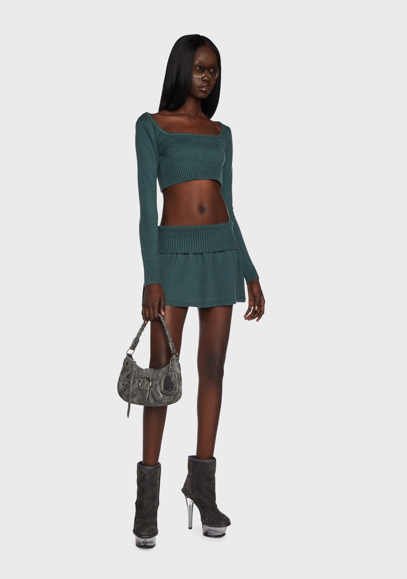 Allure Knitted Crop Top sold by Dolls Kill product image thumbnail 2