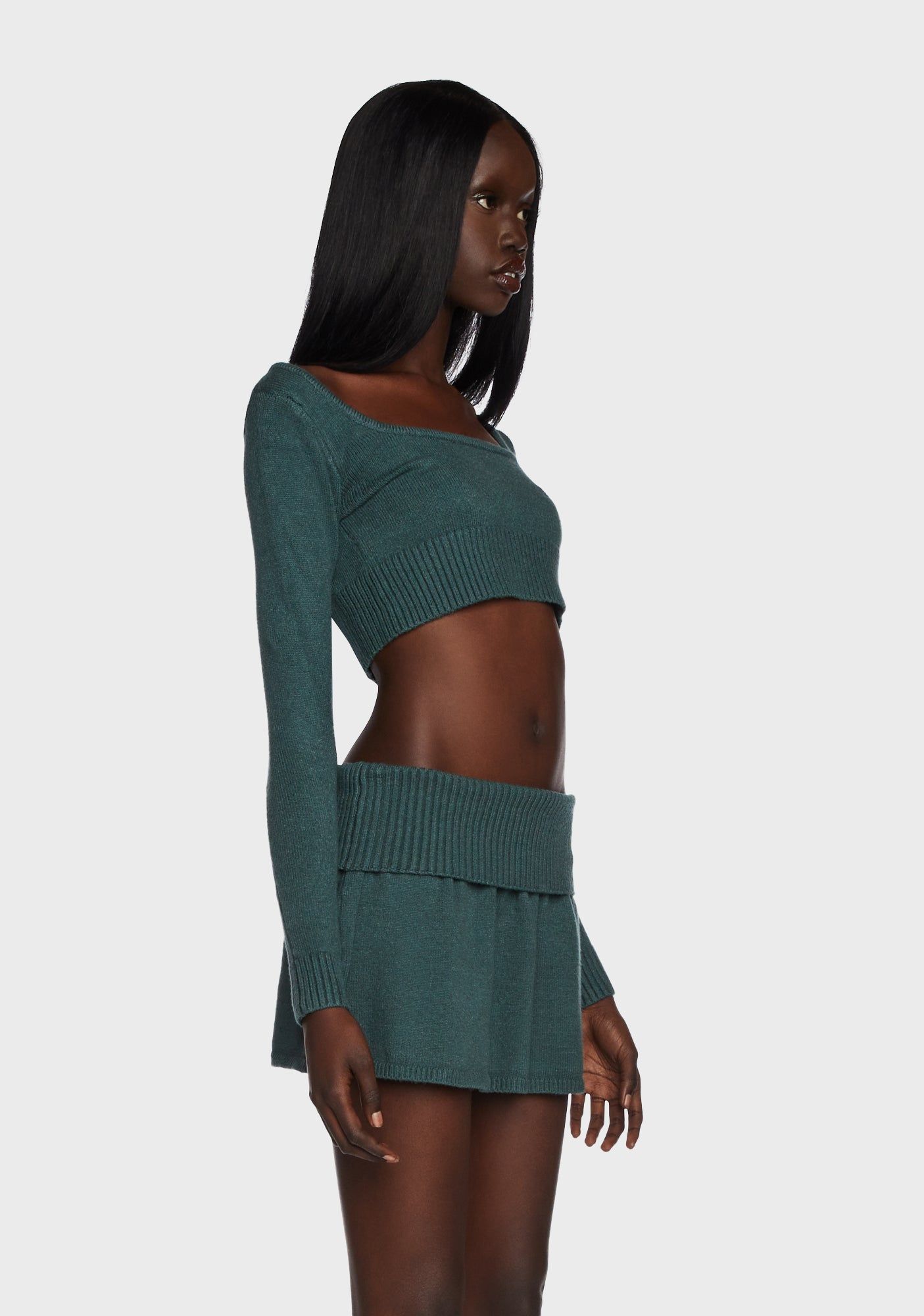 Allure Knitted Crop Top sold by Dolls Kill product image thumbnail 3