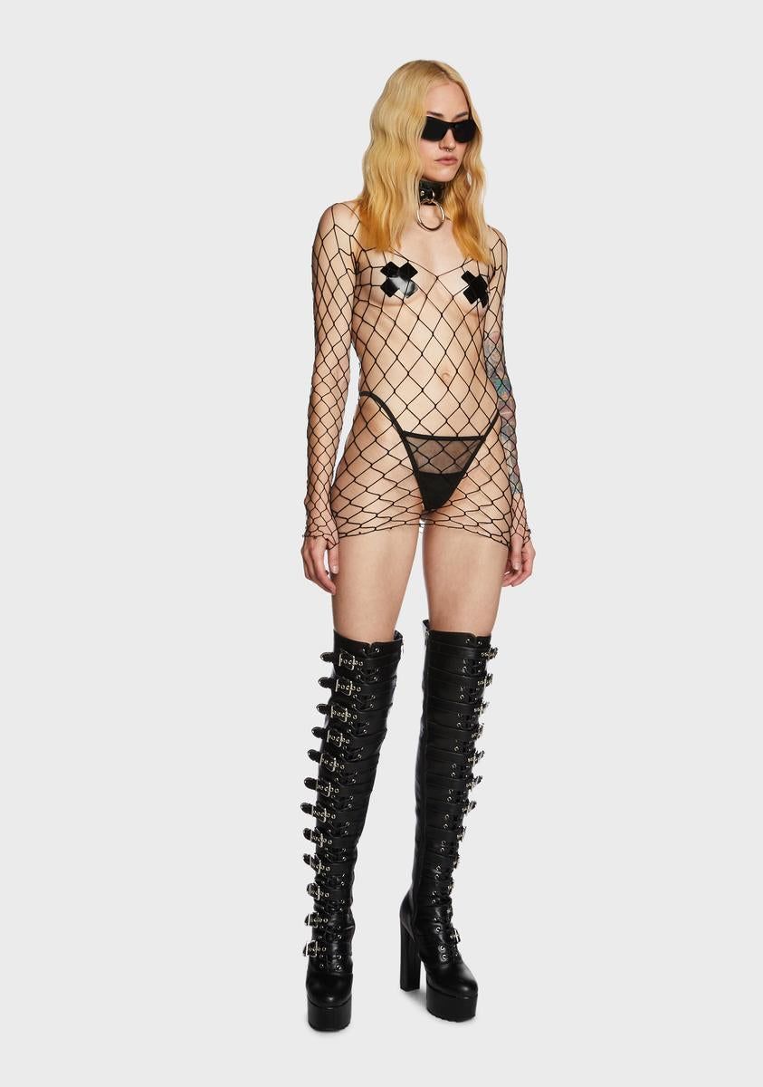 Slipstream Fishnet Set sold by Dolls Kill product image thumbnail 5
