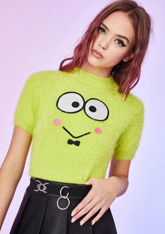 Lilly Pad Loner Keroppi Sweater sold by Dolls Kill