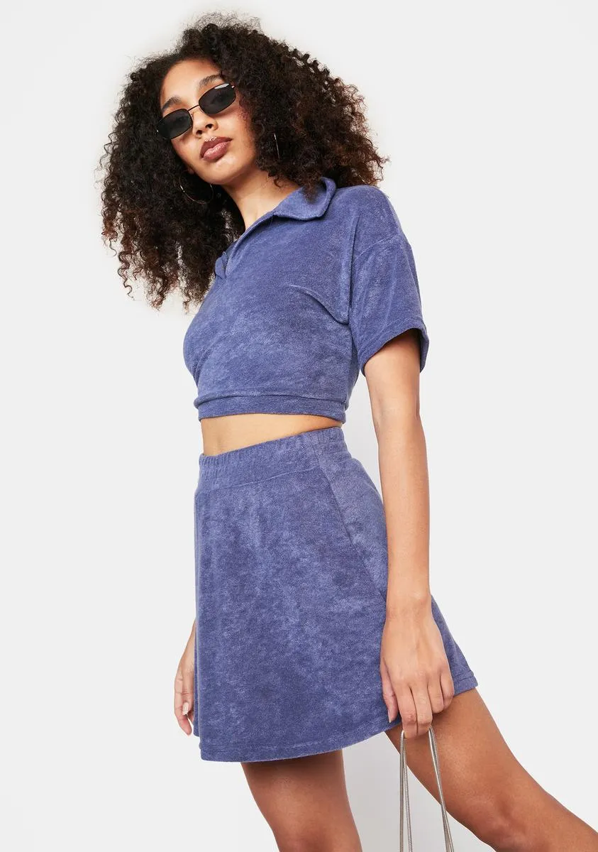 All The Feels Terry Skirt Set sold by Dolls Kill product image thumbnail 2