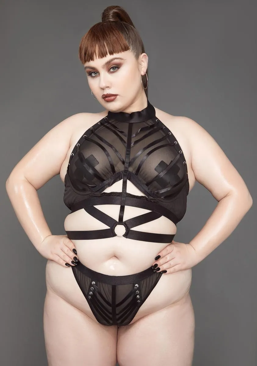 Now For A Good Time Call Lingerie Set sold by Dolls Kill