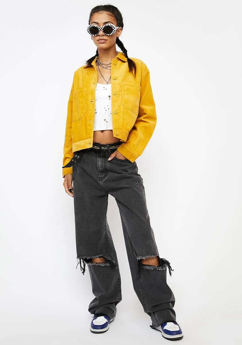 Loma Corduroy Button Up Shirt sold by Dolls Kill product image thumbnail 3