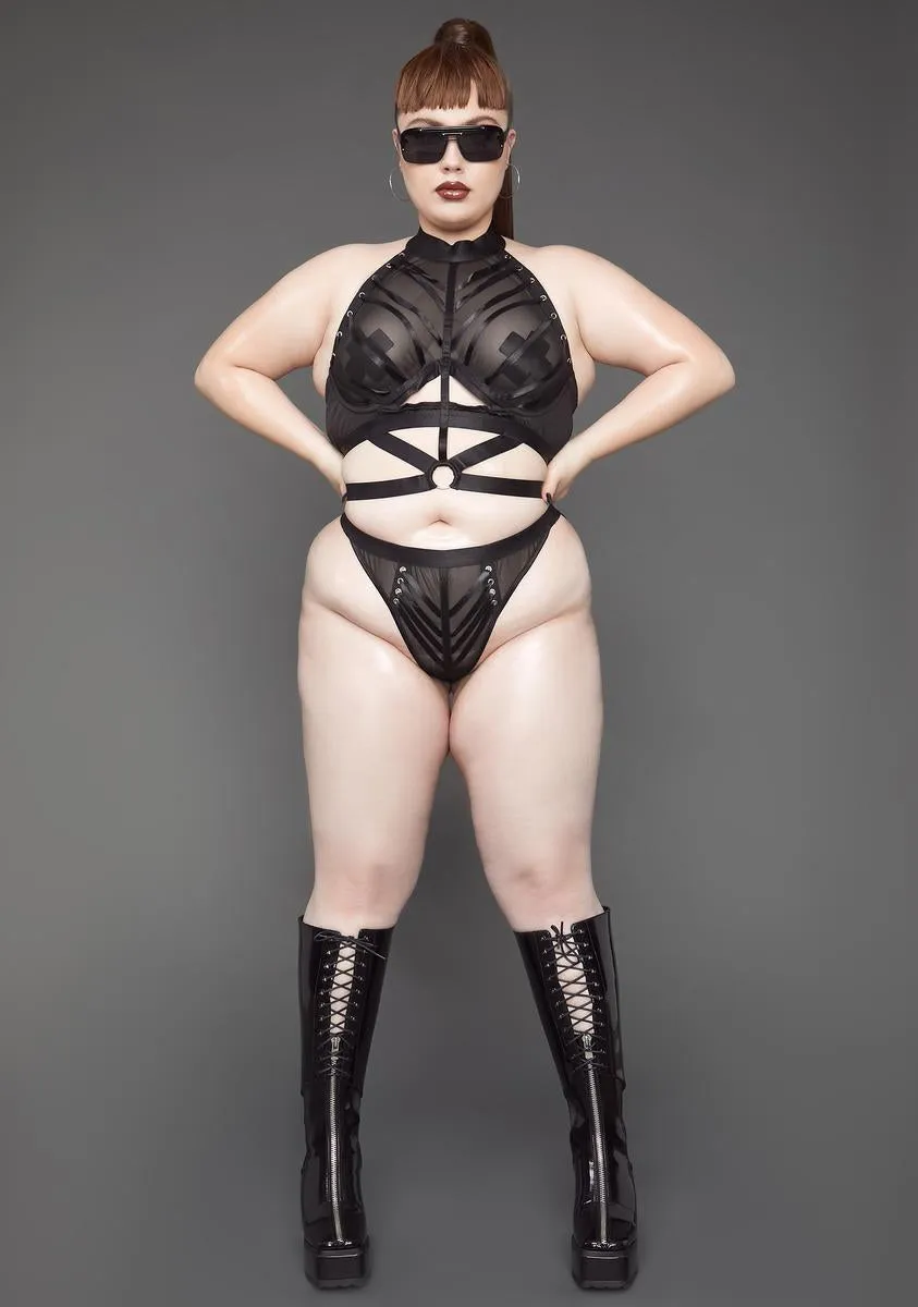 Now For A Good Time Call Lingerie Set sold by Dolls Kill product image thumbnail 3