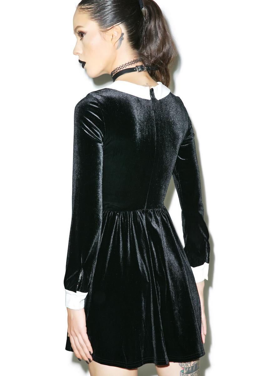 Holloway Velvet Dress sold by Dolls Kill product image thumbnail 4